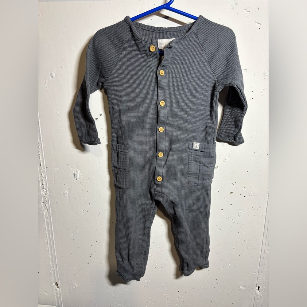 Stylish Gray Kids Footie by Little Planet